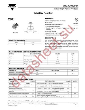 20CJQ030TRPBF datasheet  